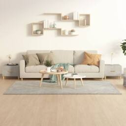 Berkfield Home Coffee Tables 2 pcs Concrete Grey 50x50x40 cm Engineered Wood - Size: 50 x 50 x 40 cm - thumbnail 2