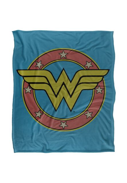 Warner Brothers Wonder Woman Officially Licensed Silky Touch Super Soft Throw Blanket 152 x 127 cm in White - image 1