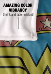 Warner Brothers Wonder Woman Officially Licensed Silky Touch Super Soft Throw Blanket 152 x 127 cm in White - thumbnail 4