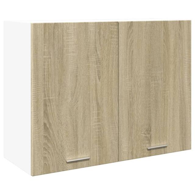 Berkfield Home Hanging Cabinet Lyon Sonoma Oak 80x31x60 cm Engineered Wood in Brown - Size: 80 x 31 x 60 cm - image 1