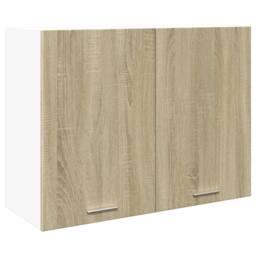 Berkfield Home Hanging Cabinet Lyon Sonoma Oak 80x31x60 cm Engineered Wood in Brown - Size: 80 x 31 x 60 cm - thumbnail 1