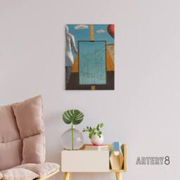 "Artery8 Giorgio De Chirico Double Dream Spring Canvas Wall Art Print in Blue - Size: W18"" x H24""" - thumbnail 3