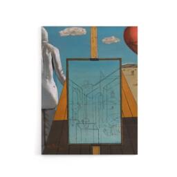 "Artery8 Giorgio De Chirico Double Dream Spring Canvas Wall Art Print in Blue - Size: W18"" x H24""" - thumbnail 1