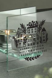 Personalised Memento Company Personalised Home Glass Tealight in Clear - thumbnail 4
