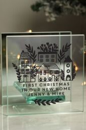 Personalised Memento Company Personalised Home Glass Tealight in Clear - thumbnail 1