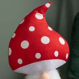 Samuel Alexander 40cm Red Soft Festive Funghi Truffle Christmas Mushroom Gonk - thumbnail 5