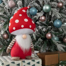 Samuel Alexander 40cm Red Soft Festive Funghi Truffle Christmas Mushroom Gonk - thumbnail 4