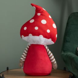 Samuel Alexander 40cm Red Soft Festive Funghi Truffle Christmas Mushroom Gonk - thumbnail 7