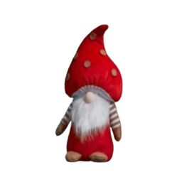 Samuel Alexander 40cm Red Soft Festive Funghi Truffle Christmas Mushroom Gonk - thumbnail 1