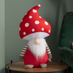 Samuel Alexander 40cm Red Soft Festive Funghi Truffle Christmas Mushroom Gonk - thumbnail 3