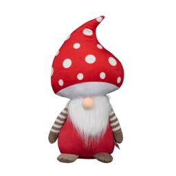 Samuel Alexander 40cm Red Soft Festive Funghi Truffle Christmas Mushroom Gonk - thumbnail 8