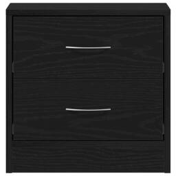 Berkfield Home Bedside Cabinet Black Oak 40x30x40 cm Engineered Wood - Size: 40 x 30 x 40 cm - thumbnail 6