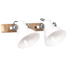 Berkfield Home Industrial Wall Lamp White 45x25 cm E27 - thumbnail 2