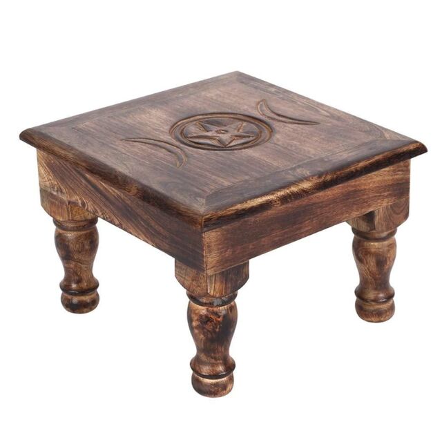 Something Different Medium Triple Moon Altar Table in Cream - image 1
