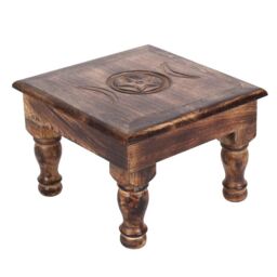 Something Different Medium Triple Moon Altar Table in Cream - thumbnail 1