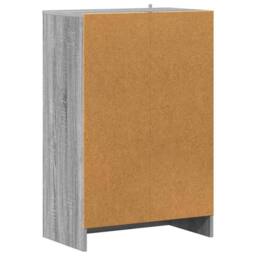 Berkfield Home Shoe Cabinet Grey Sonoma 60x35x92 cm Engineered Wood - Size: 60 x 35 x 92 cm - thumbnail 7