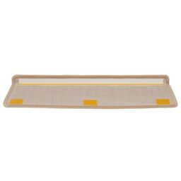 Berkfield Home Carpet Stair Treads 15 pcs 65x21x4 cm Gold - Size: Medium - thumbnail 5