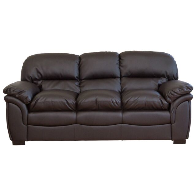 Artemis Home Leverton 3 Seat Sofa in Brown