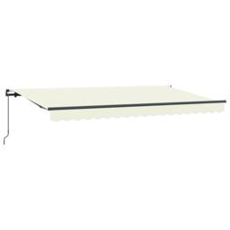 Berkfield Home Retractable Awning Manual Cream & Anthracite - thumbnail 5