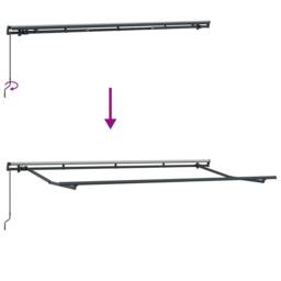 Berkfield Home Retractable Awning Manual Cream & Anthracite - thumbnail 9