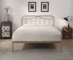 Flintshire Furniture Ltd Oakenholt Metal Bed Frame in Bronze - Size: King - thumbnail 2