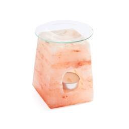 Myga Himalayan Salt Tealight Holder - Aroma Diffuser in Orange - thumbnail 1