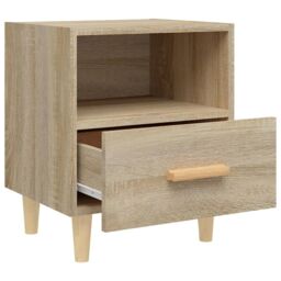 Berkfield Home Bedside Cabinets 2 pcs Sonoma Oak 40x35x47 cm in Brown - Size: 40 x 35 x 47 cm - thumbnail 6