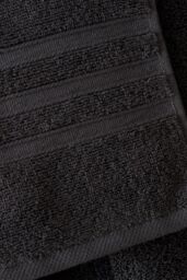 Catherine Lansfield 'Zero Twist' Cotton Bath Sheet Pair in Grey - thumbnail 2