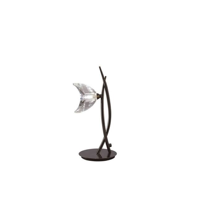 Netlighting Eclipse Tall Table Lamp 1 Light G9 Black Chrome - image 1