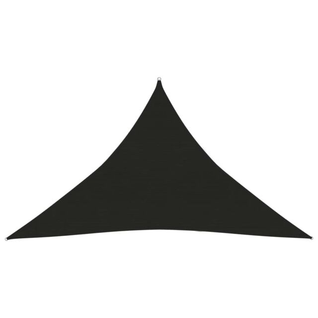 Berkfield Home Sunshade Sail 160 g/m ² Black 5x5x6 m HDPE - image 1