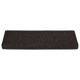 Berkfield Home Stair Mats 15 pcs Needle Punch 65x21x4 cm Dark Brown - Size: Medium - thumbnail 3