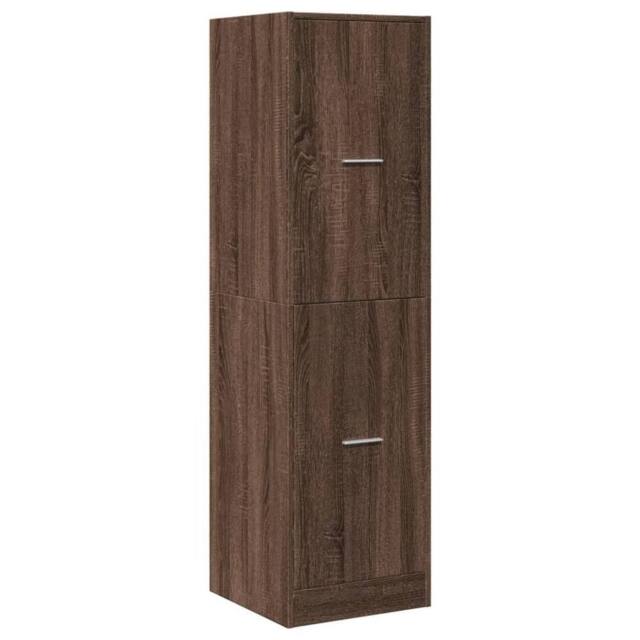 Berkfield Home Elegant Apothecary Cabinet¬†Brown Oak 40x41x144.5 cm Engineered Wood in Brown - image 1