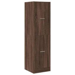 Berkfield Home Elegant Apothecary Cabinet¬†Brown Oak 40x41x144.5 cm Engineered Wood in Brown - thumbnail 1