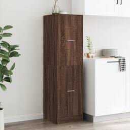Berkfield Home Elegant Apothecary Cabinet¬†Brown Oak 40x41x144.5 cm Engineered Wood in Brown - thumbnail 4