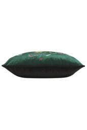 Evans Lichfield Midnight Garden Birds Printed Cushion in Green - Size: 43 cm x 43 cm - thumbnail 3