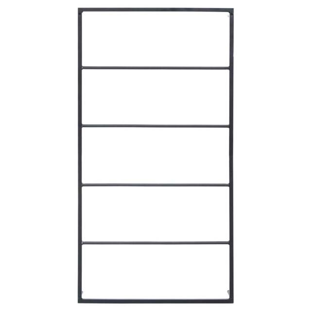 Berkfield Home Towel Rack Black 60x10x116 cm Steel - Size: 60 x 10 x 116 cm - image 1