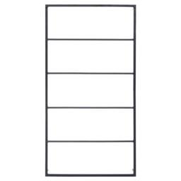 Berkfield Home Towel Rack Black 60x10x116 cm Steel - Size: 60 x 10 x 116 cm