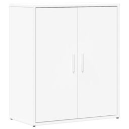 Berkfield Home Sideboard White 60x31x70 cm Engineered Wood - Size: 60 x 31 x 70 cm - thumbnail 2
