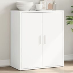 Berkfield Home Sideboard White 60x31x70 cm Engineered Wood - Size: 60 x 31 x 70 cm - thumbnail 1