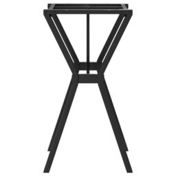 Berkfield Home Dining Table Legs Y-Frame 60x40x73 cm Steel in Black - Size: 60 x 40 x 73 cm - thumbnail 5