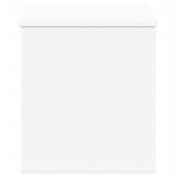 Berkfield Home Storage Box White 100x42x46 cm Engineered Wood - Size: 100 x 42 x 46 cm - thumbnail 5