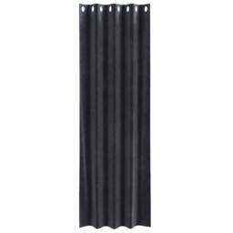 Berkfield Home Blackout Curtains with Eyelets 2 pcs Dark Grey Velvet - thumbnail 4