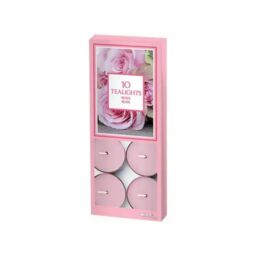 Marco Paul 10 Pack Rose Scented Candle Tealights in Baby Pink - thumbnail 3