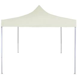 Berkfield Home Professional Folding Party Tent 2x2 m Steel Cream in Beige - thumbnail 3