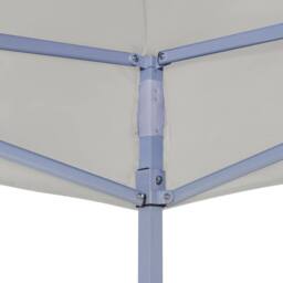 Berkfield Home Professional Folding Party Tent 2x2 m Steel Cream in Beige - thumbnail 1