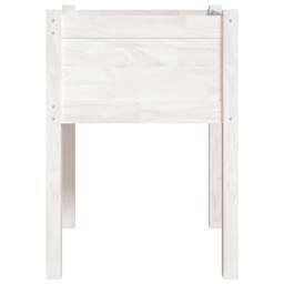 Berkfield Home Garden Planters 2 pcs White 50x50x70 cm Solid Pinewood - Size: 50 x 50 x 70 cm - thumbnail 5