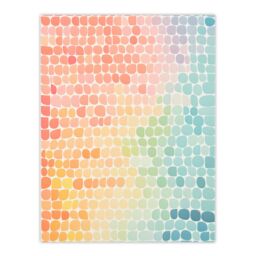 "Artery8 Sunset On Sea Gradient Pastel Abstract Artwork Geometric Minimalist Unframed Wall Art Print Poster Home Decor Premium - Size: W12"" x H16""" - thumbnail 1