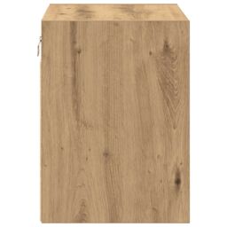 Berkfield Home Garage Wall Cabinets 2 pcs Artisan Oak Engineered Wood in Brown - thumbnail 7