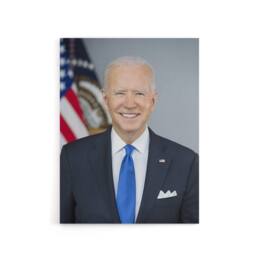 "Artery8 US President Joe Biden United States Canvas Wall Art Print - Size: W18"" x H24""" - thumbnail 1