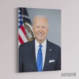 "Artery8 US President Joe Biden United States Canvas Wall Art Print - Size: W18"" x H24""" - thumbnail 2